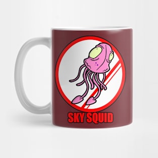 Belarussian Sky Squid Mug